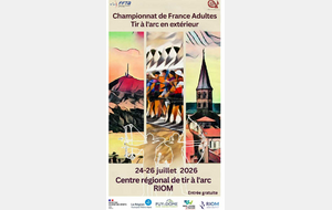 CHAMPIONNAT DE FRANCE ADULTES TIR A L'ARC EN EXERIEUR