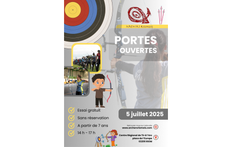 PORTES OUVERTES LE 5 JUILLET